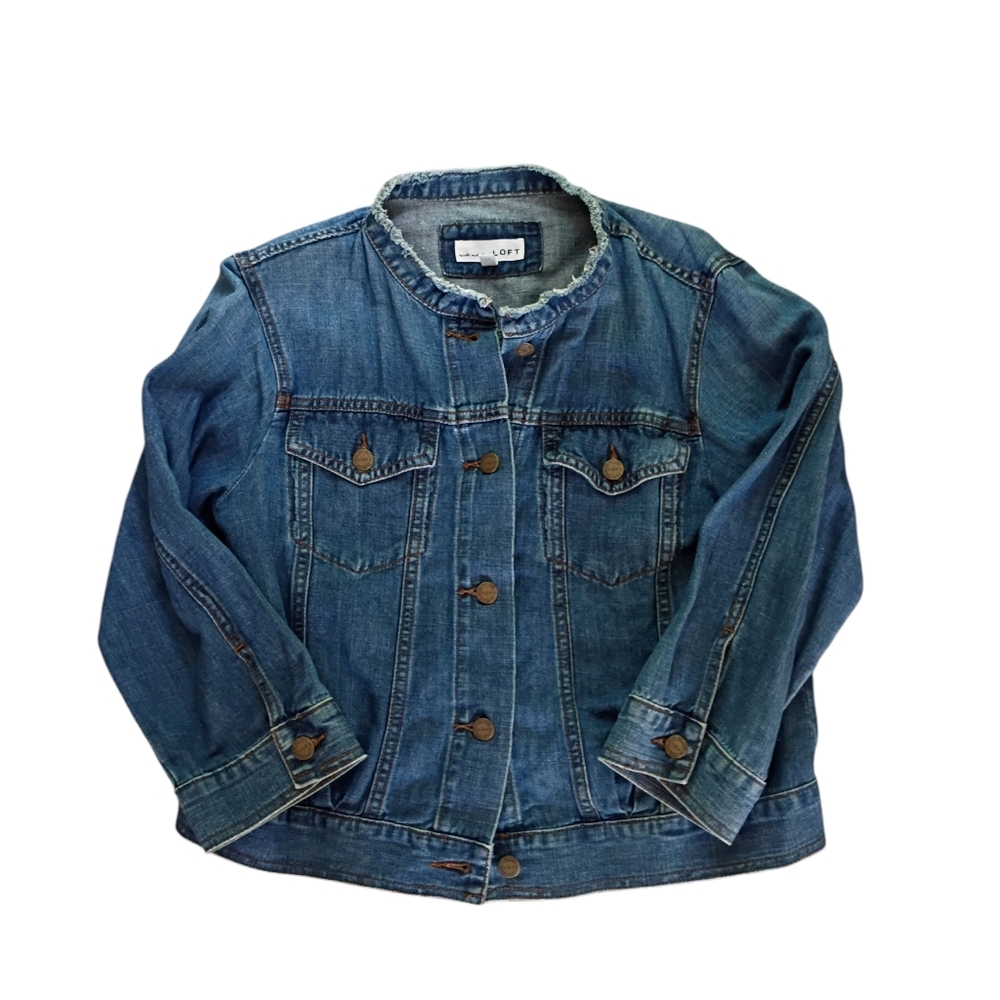 Loft Made & Loved Denim Jacket | size M - Picture 3 of 9
